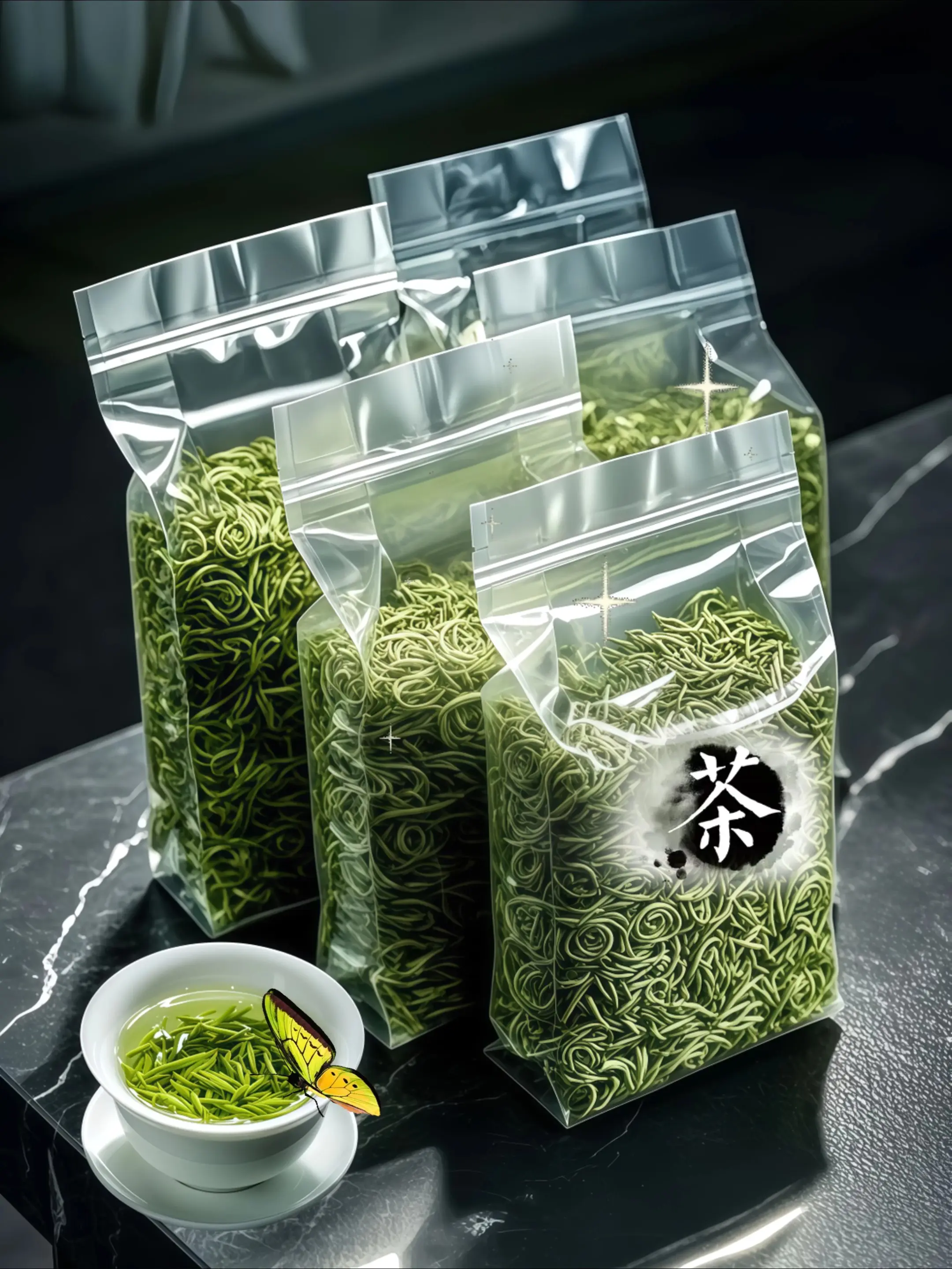 正宗贵州都匀毛尖绿茶春茶新茶上市啦！春日，都匀的茶山云雾缭绕，鲜嫩的茶...