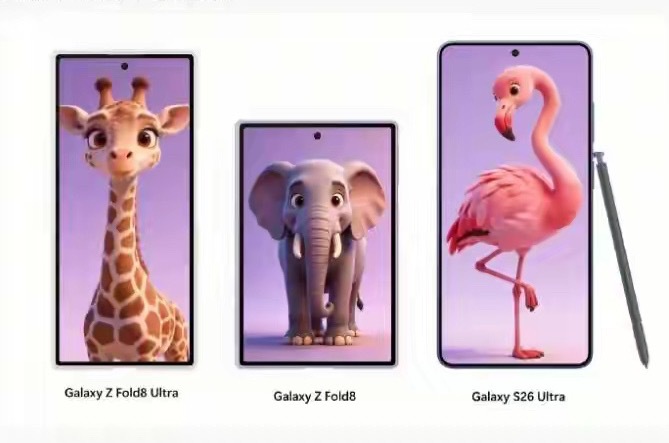 三星即将于7月22日发布全新一代折叠屏Galaxy Z Fold8，标准版采用全