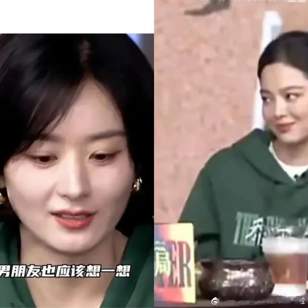 赵丽颖曾公开跟导演男友调情，两人在宣传新电影时面对主持人问办公室恋情要不要公开，