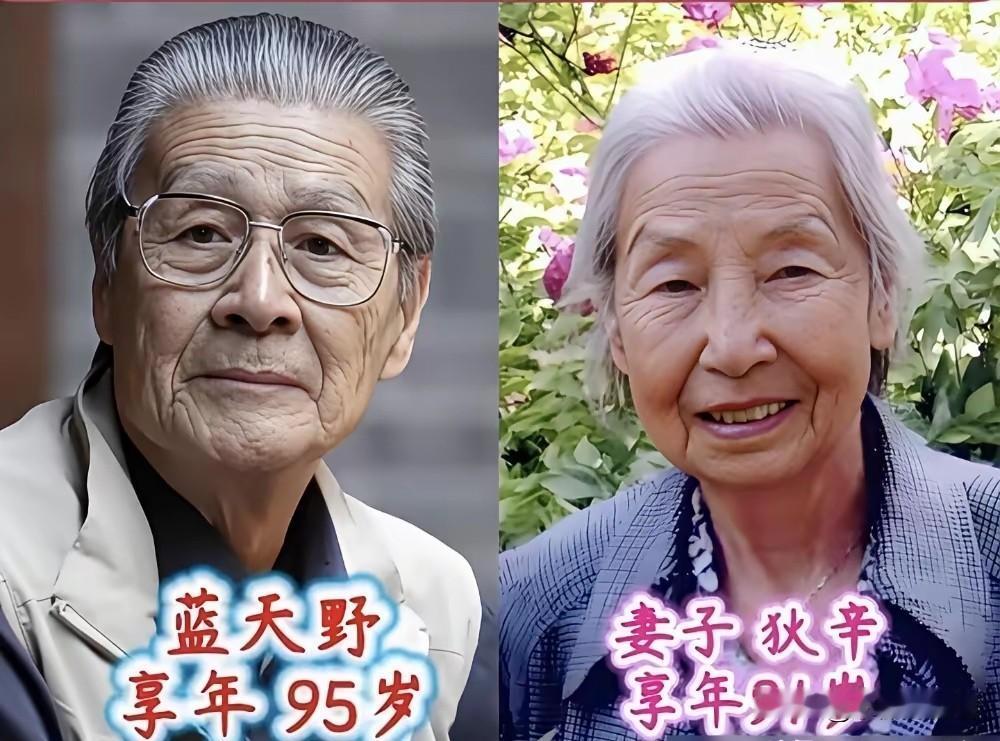 老一辈艺术家的神仙爱情！蓝天野夫妇相伴64年，真正做到白头储老。
两人同是北京人