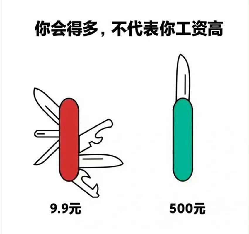 太形象了，一招鲜吃遍天。专注，专业，专攻。 ​​​