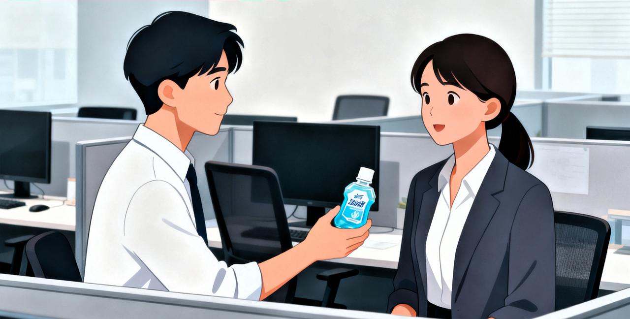 职场里遇到邻桌同事有口臭，真的是说不出口的为难！

我邻桌那位同事，口气确实挺明