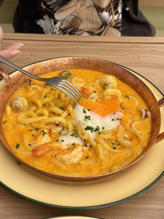 上海近期坠牛逼的一碗乌冬面……🥹