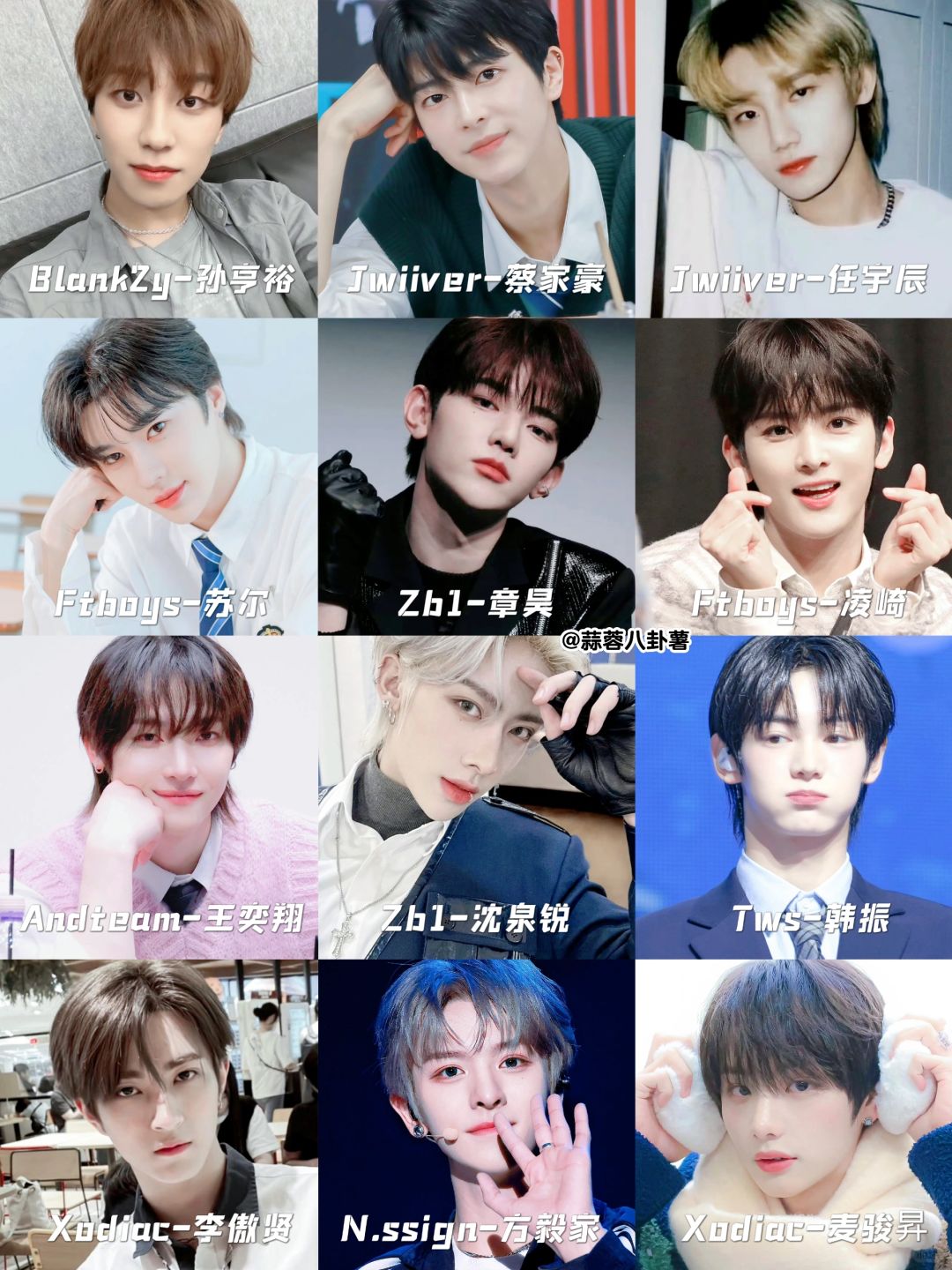 Kpop六代🇨🇳绿卡男团成员盘点👀