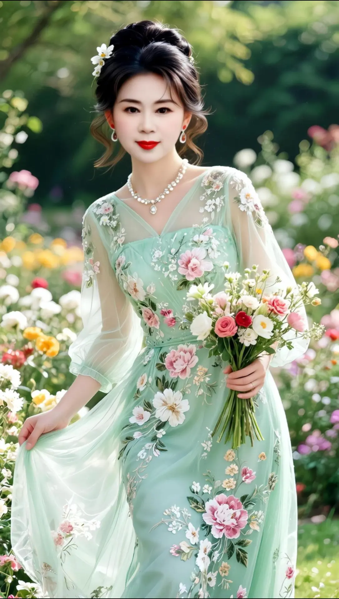 AI花园旗袍写真 随变ai随便玩