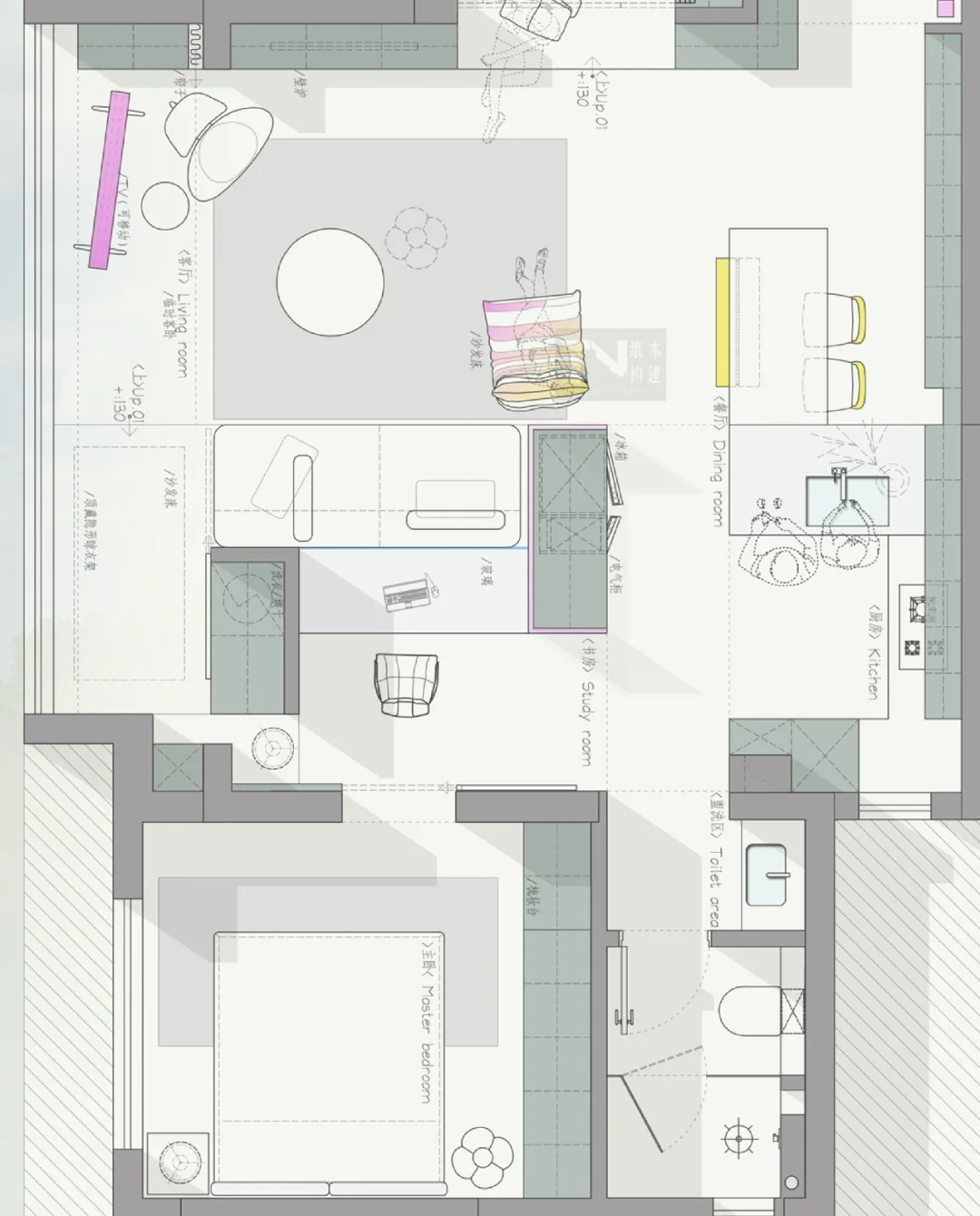 迷你精装房改造，全拆了，重新设计