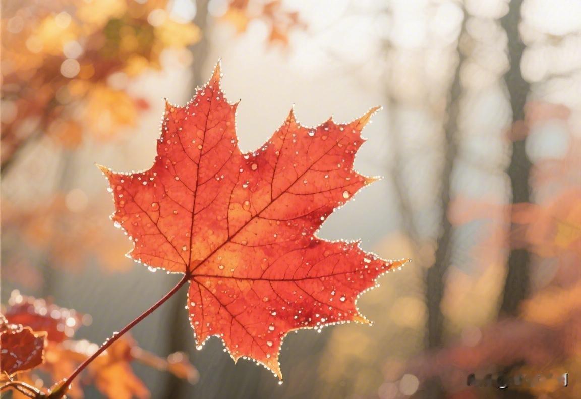 下联:晓露润红花
