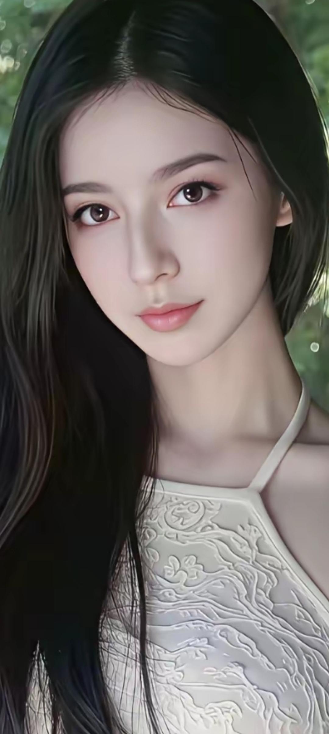 温柔甜美的少女，散发着优雅的气息。