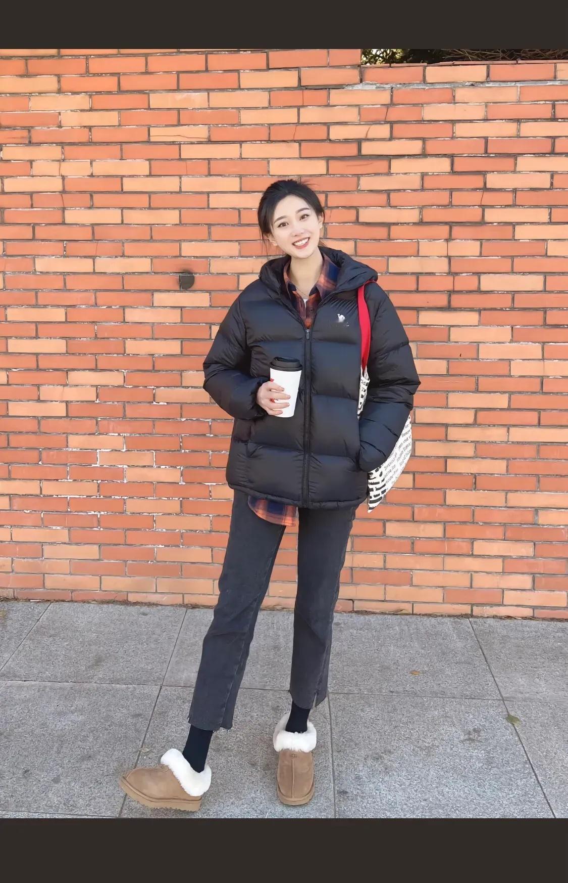 刚刚穿上冬装，就来拍照留影！