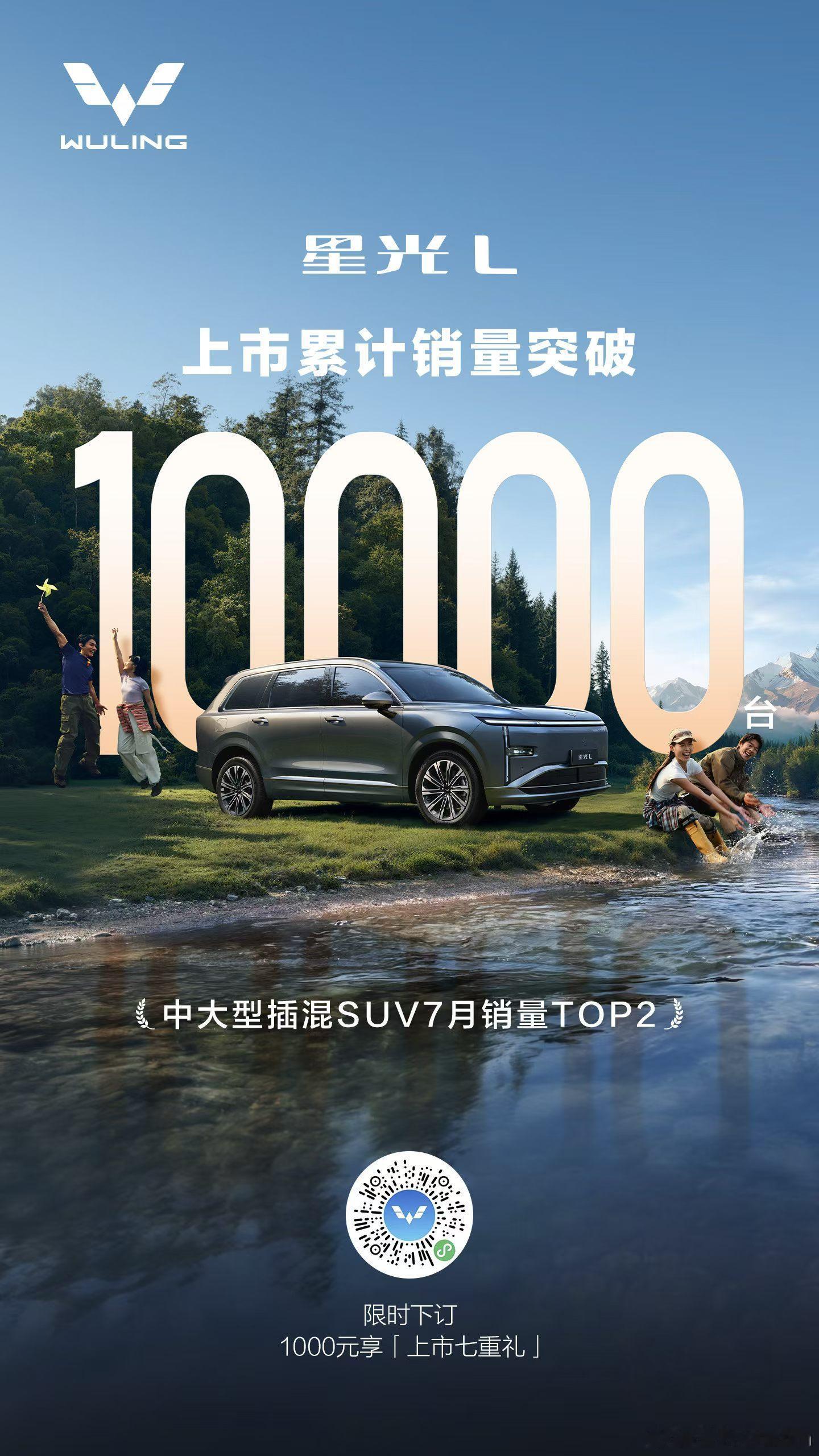 星光L上市一个月破万了，兄弟们。10.98万起，大六座SUV，一个月卖一万台。这