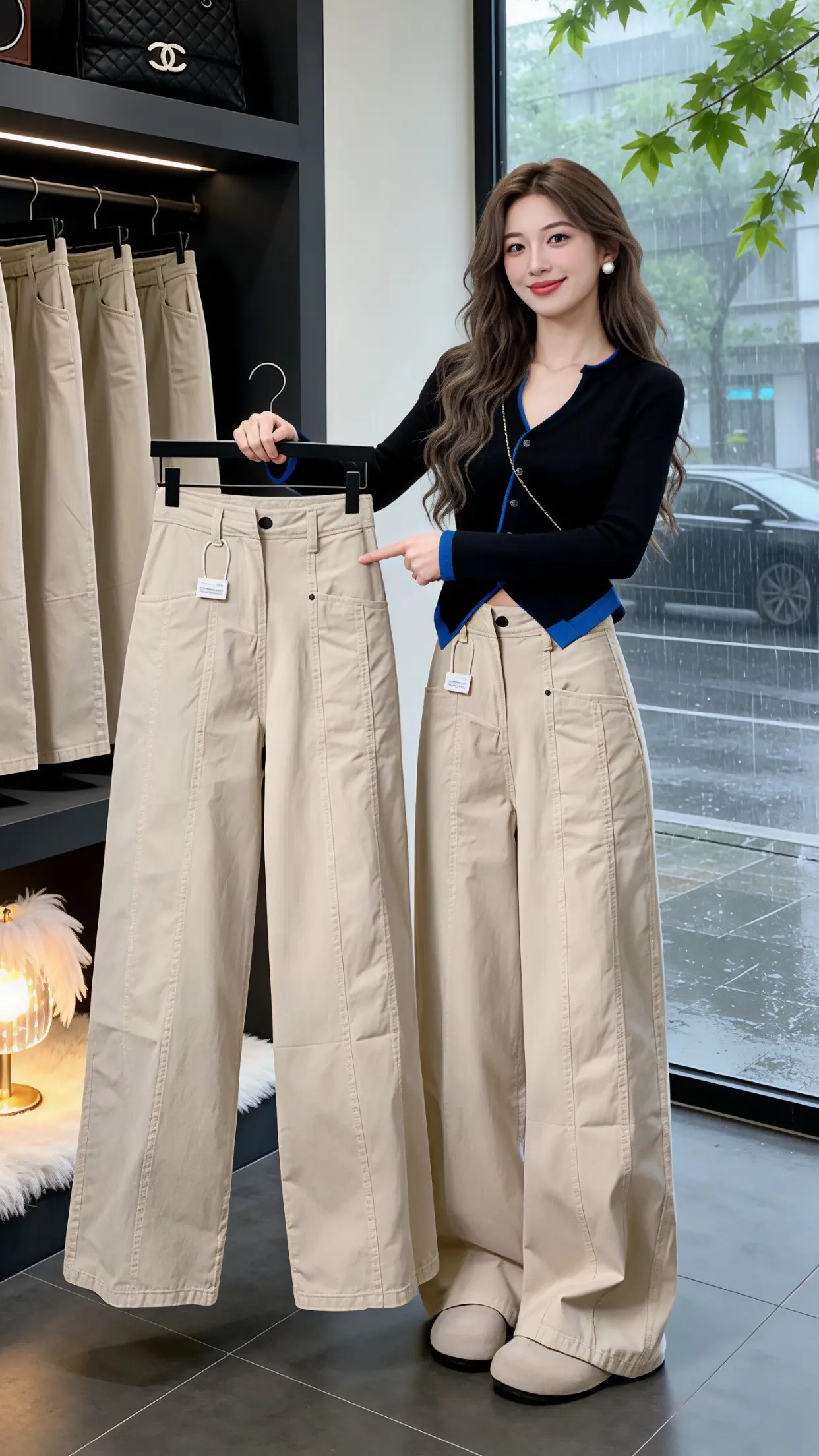 穿出你的chic风 小个子韩系裤子分享 好搭的裤子 春款上新 工装牛仔裤