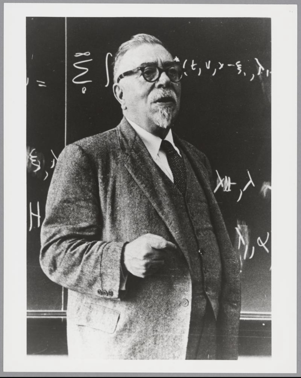 诺伯特·维纳（Norbert Wiener，1894–1964），美国数学家，控