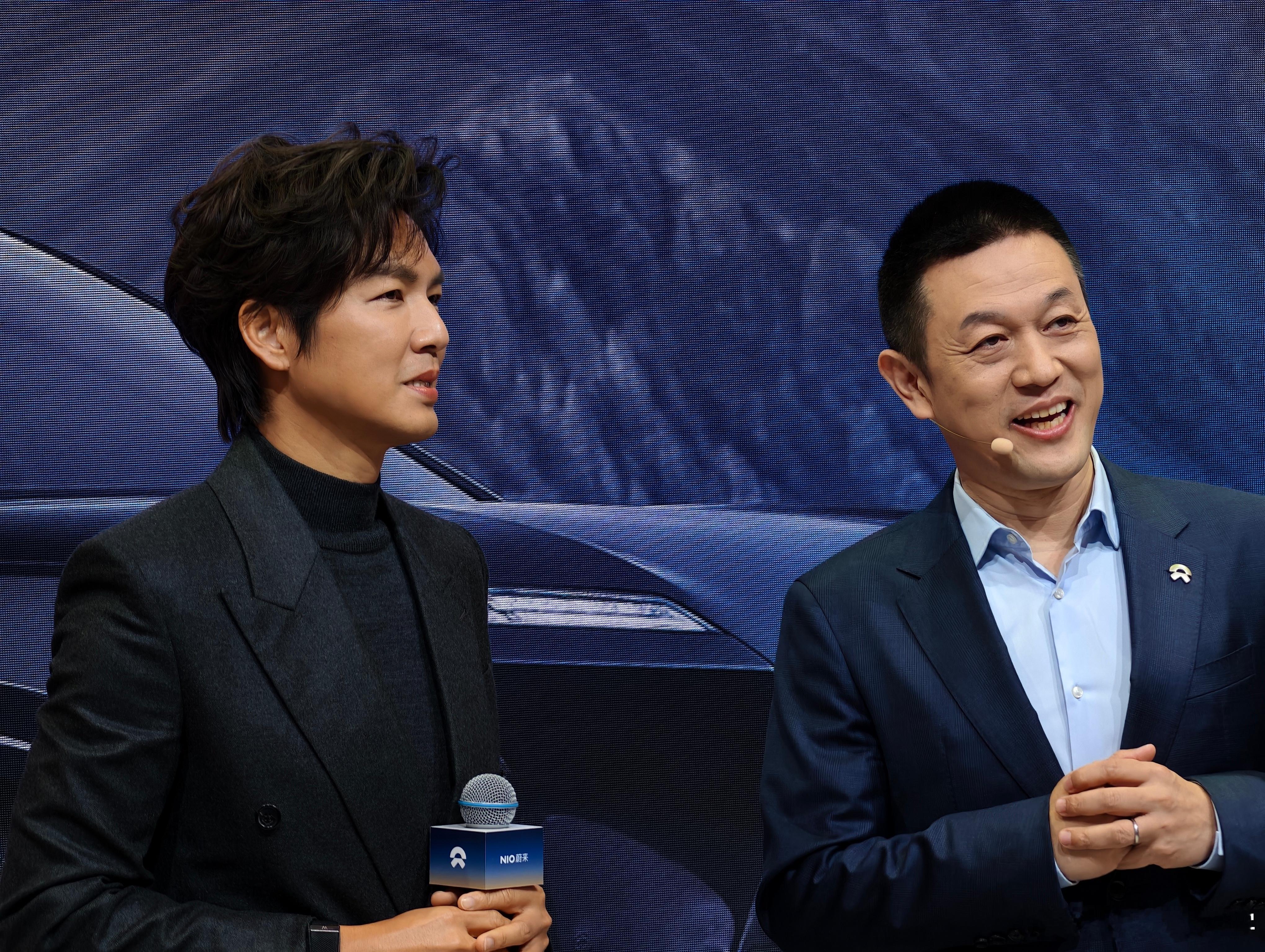 蔚来这边的明星也不错，斌哥也算是公款追星了。