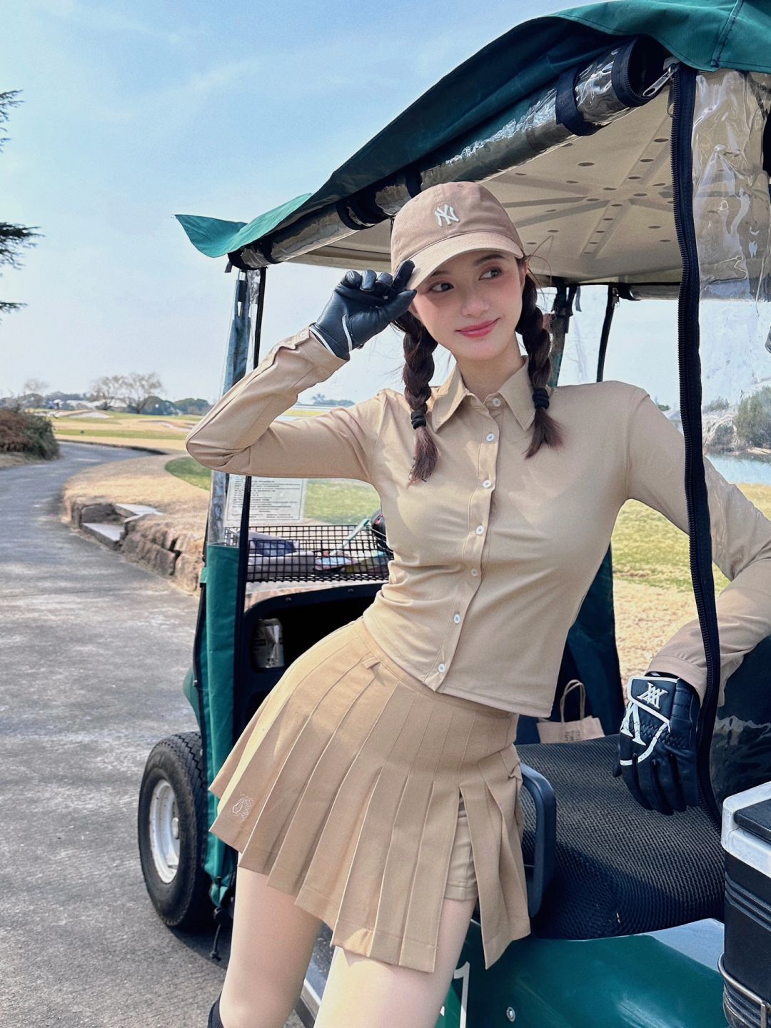 Keep clam and play golf⛳️🫶🏾