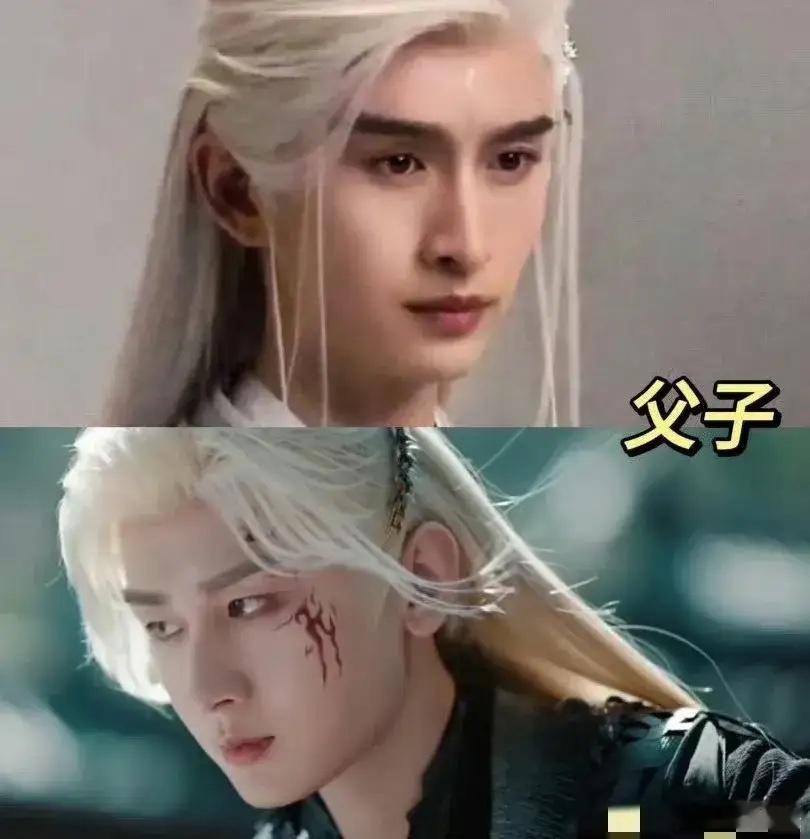 父亲：张云龙～王权弘业儿子：成毅～王权富贵单看长相的话，其实张云龙跟成毅还是有点