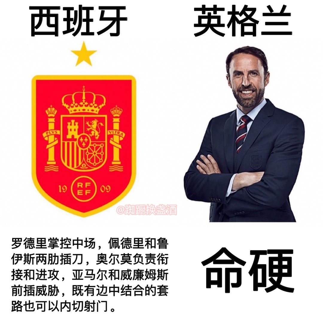 没比赛的日子 整点#足球梗图# 本期主角：#南门##福登##英格兰# ​​​