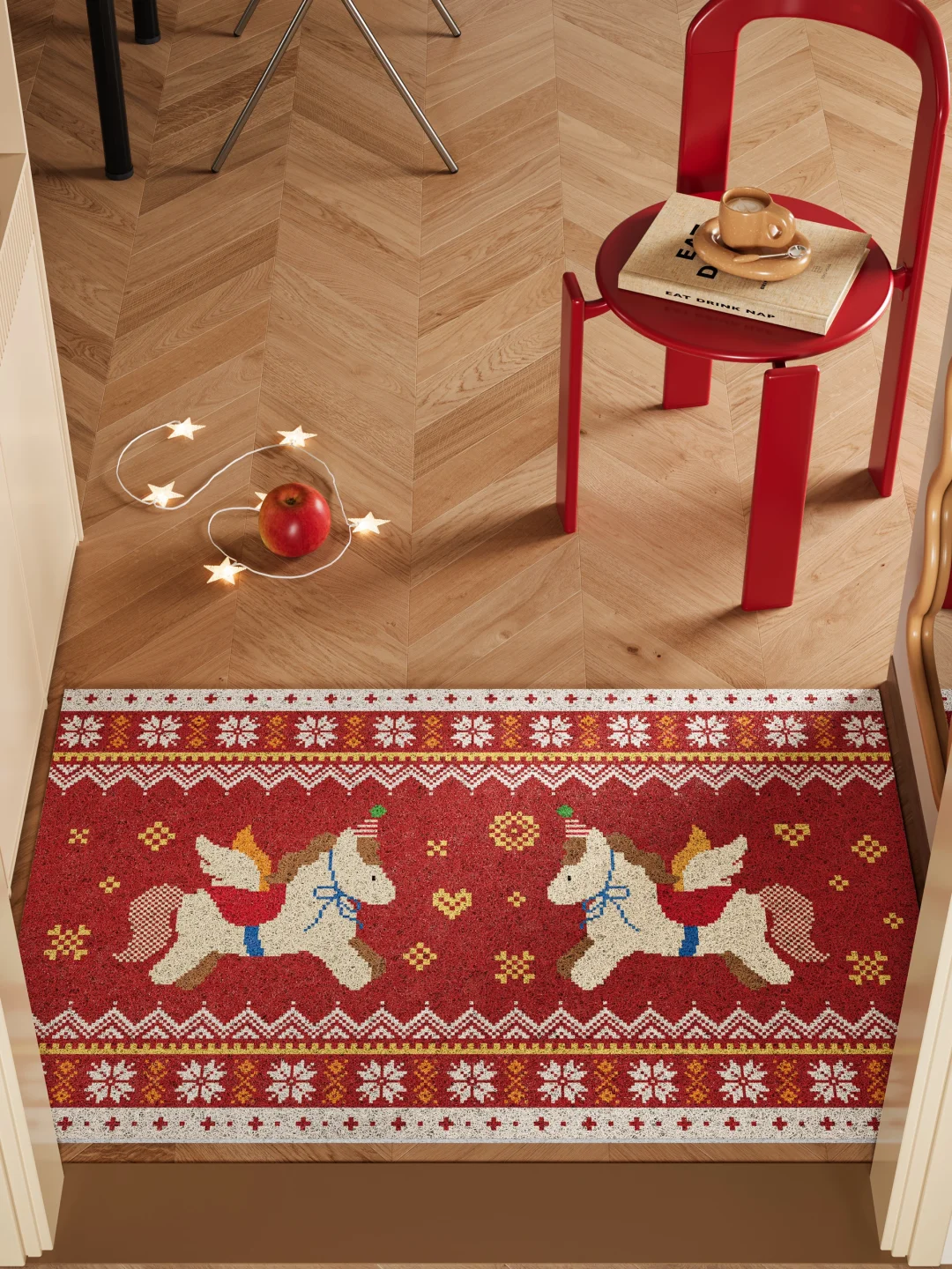 新年入户不撞款❤️‍🔥费尔岛小马地垫太可爱