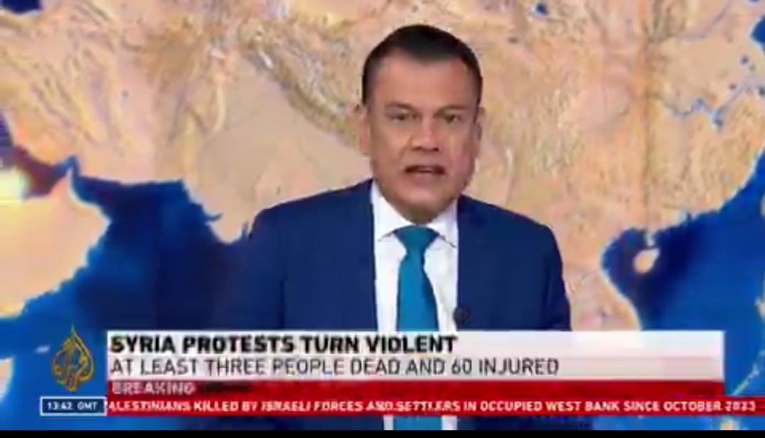 新闻快讯——叙利亚拉塔基亚市爆发抗议活动，已造成至少3人死亡、60人受伤。