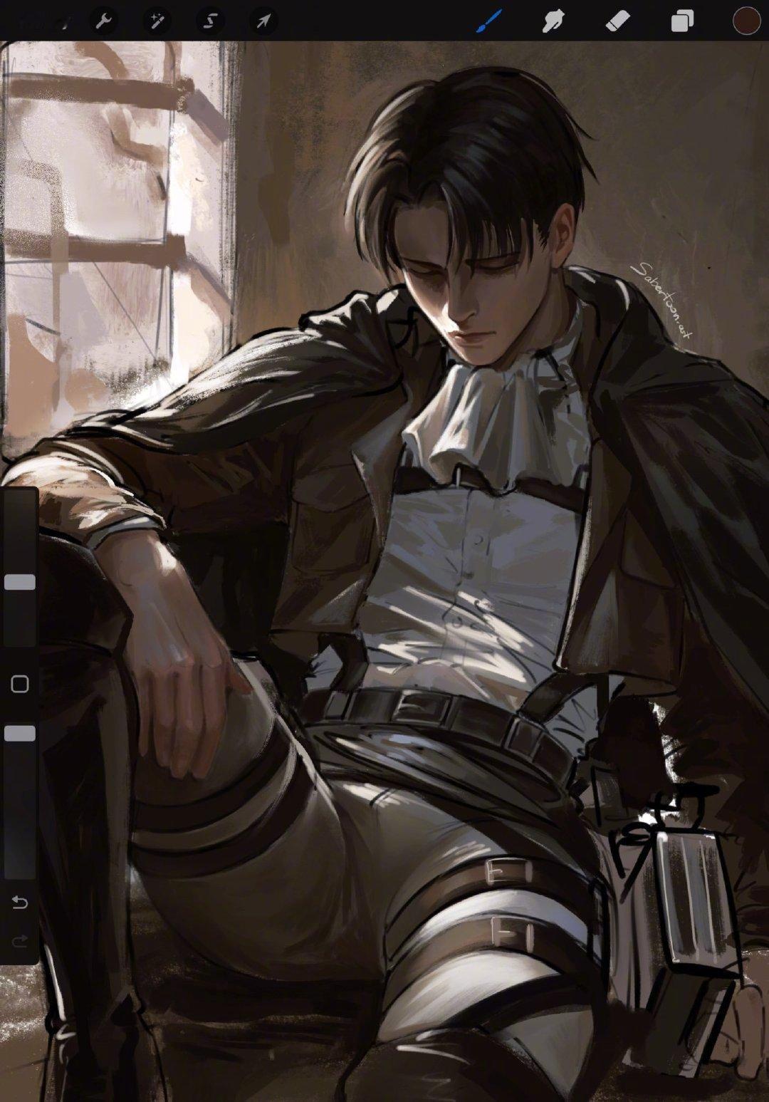 利威尔辛苦了#巨人# ​​​