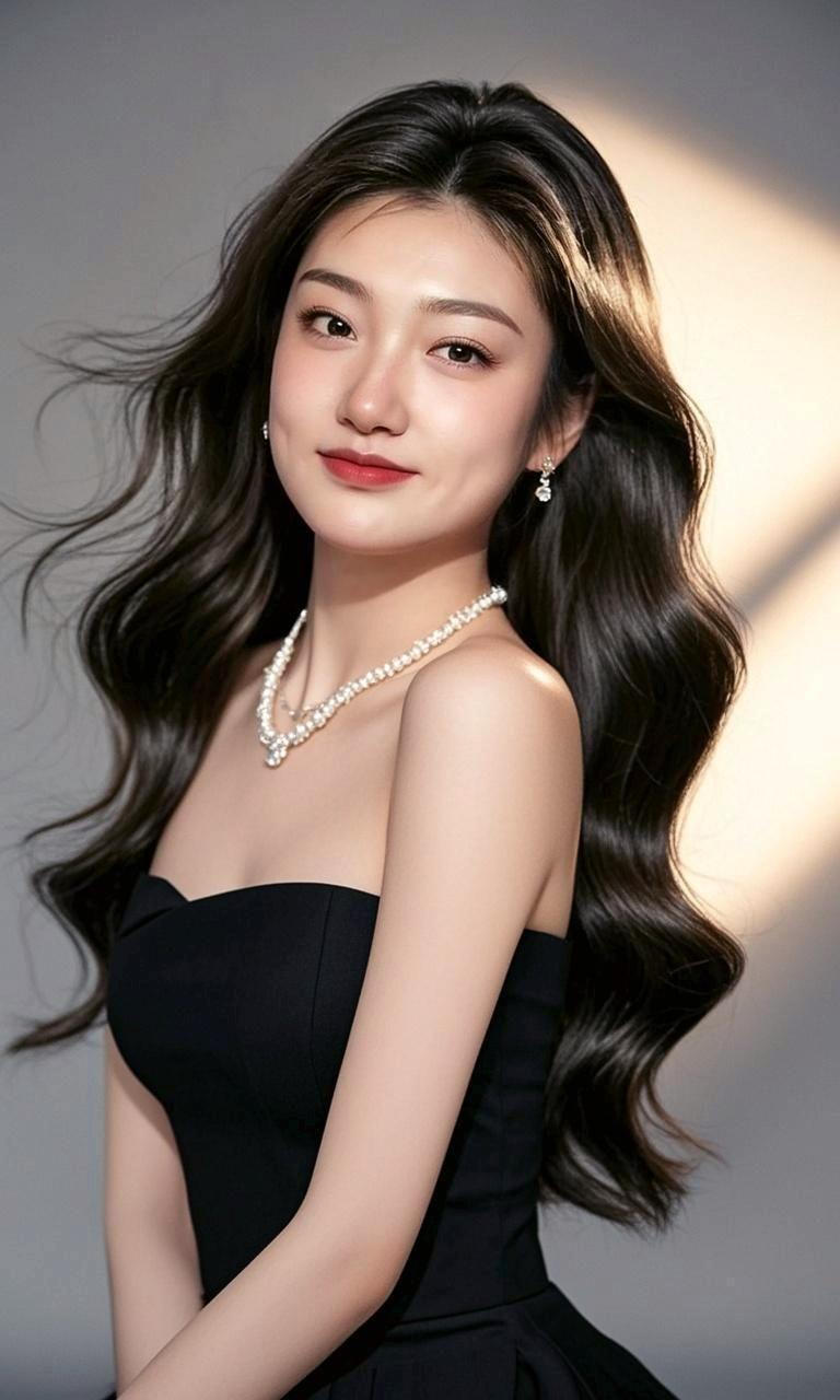 AI黑裙佳人 李梦