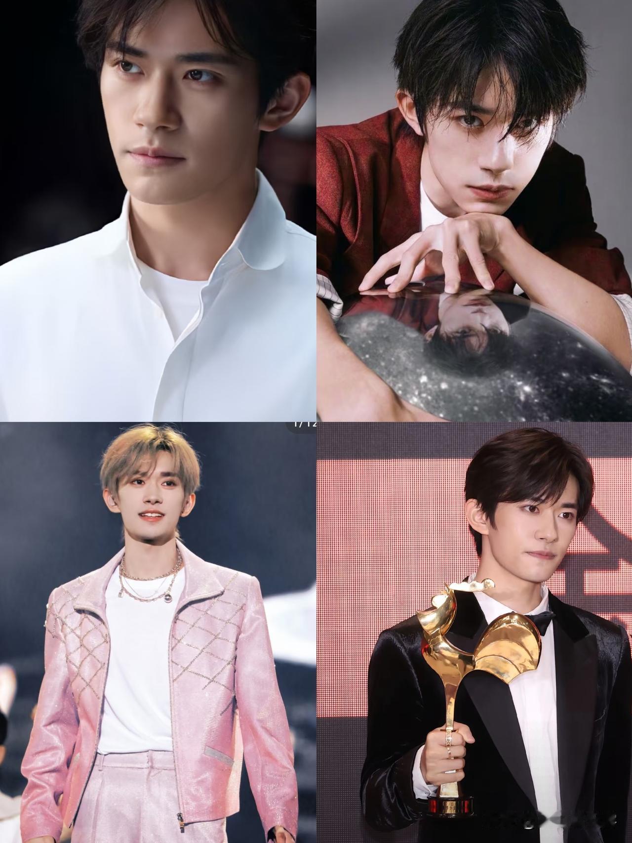 易烊千玺：
十二年磨一剑，天道酬勤，回馈努力，
谁都无法否认你的努力和成绩！他从