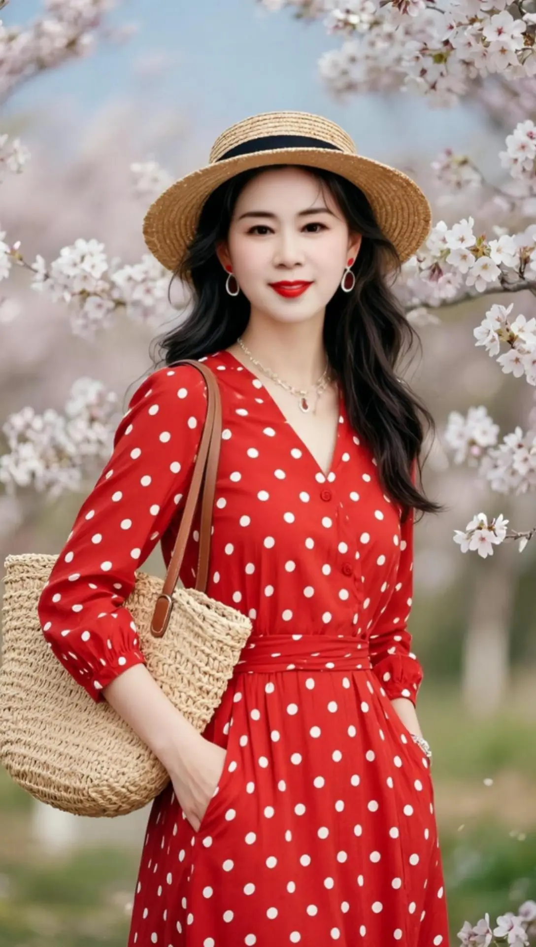 AI春日波点照 随变ai随便玩