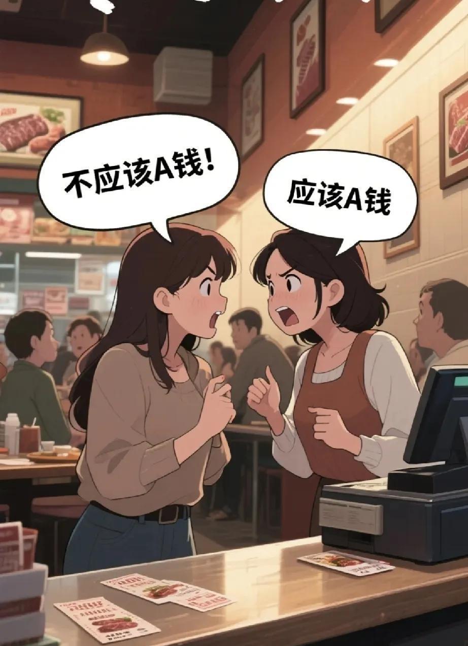 一顿饭我俩绝交了。

闺蜜气呼呼的给我打电话这么说。
原来是闺蜜下班逛街，