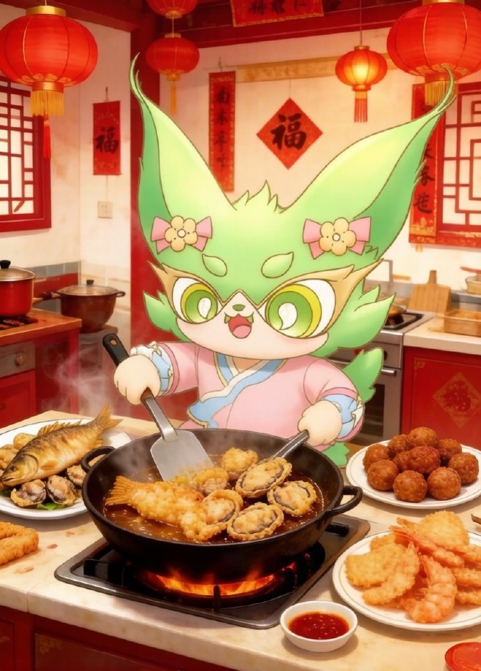 看完有春节戒断反应了 建议把喵娲娲的二创大赛列为 “春节延长线”！看完之后，打工