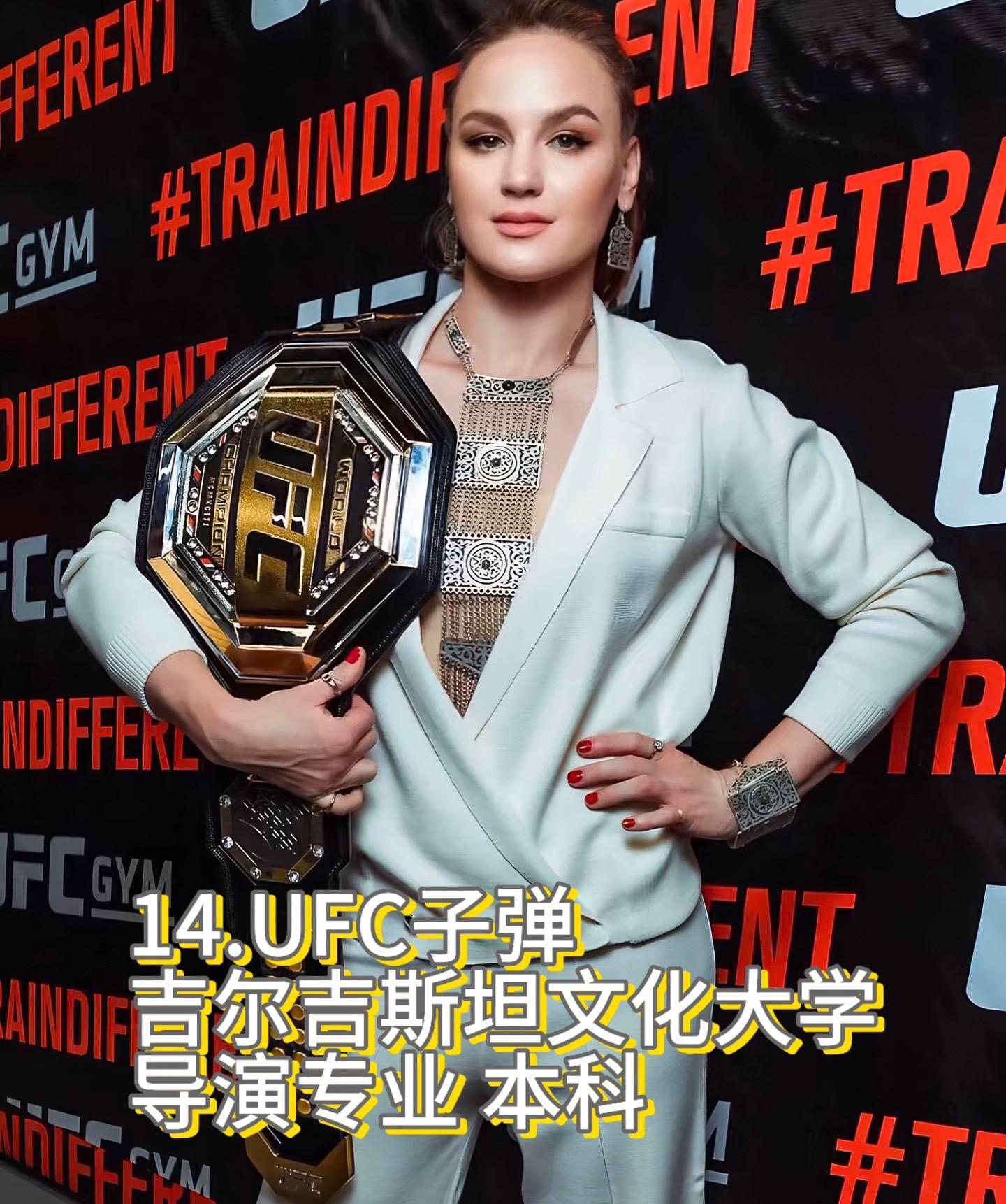 UFC选手高学历排行。第一碾压之势，当之无愧。UFC还有谁是高学历水平...