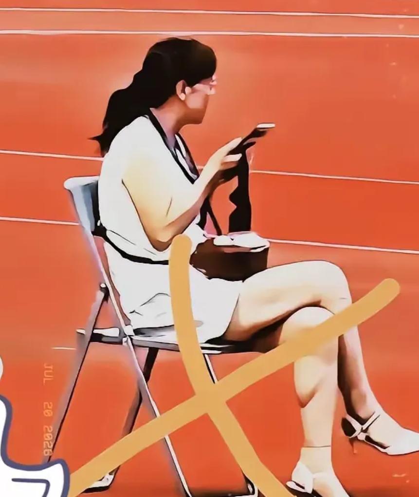 这个女子，就因为升国旗时坐着看手机，被公司开除，并且宣布“永不录用”！

202