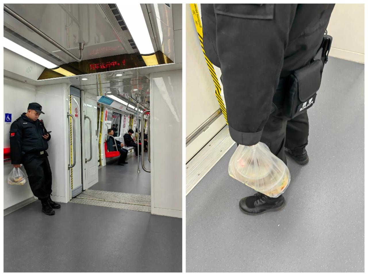 冬日随手拍送餐