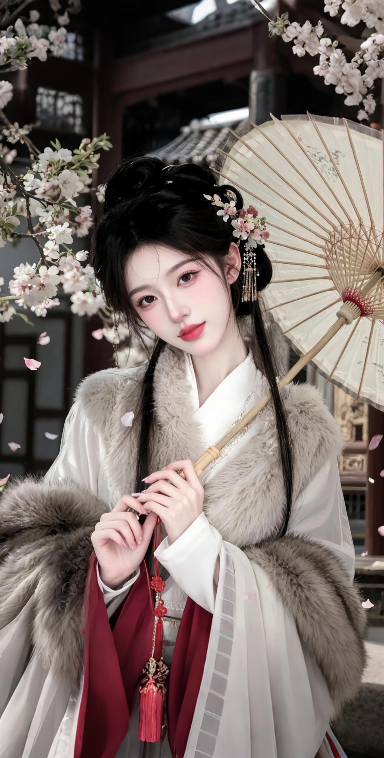 #AI扩图 #古风写真   