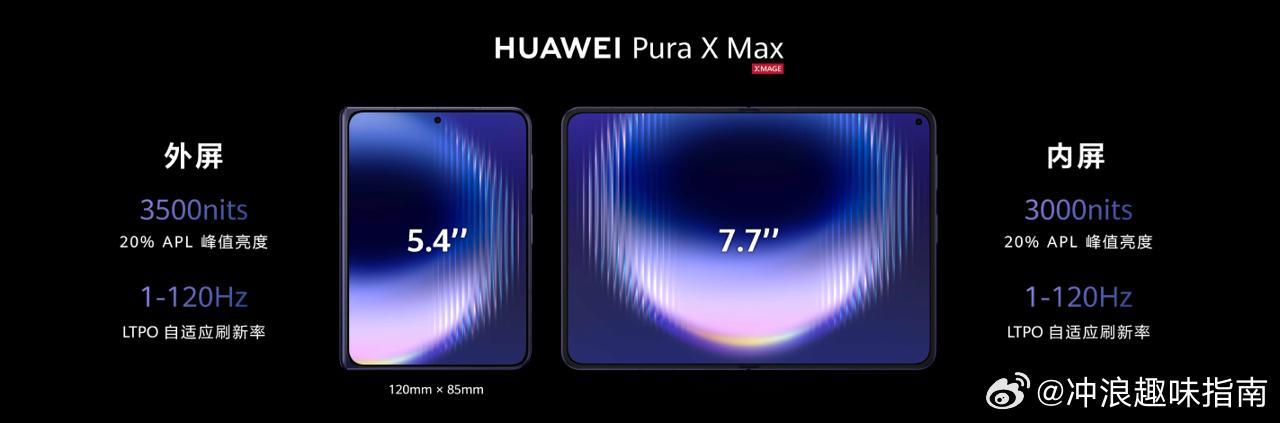 余承东谈大阔折形态设计灵感谁懂啊，华为Pura X Max这款全球首款大阔折，直