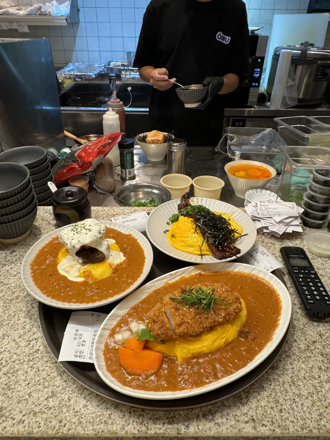 分享南山万象天地新开的蛋包饭