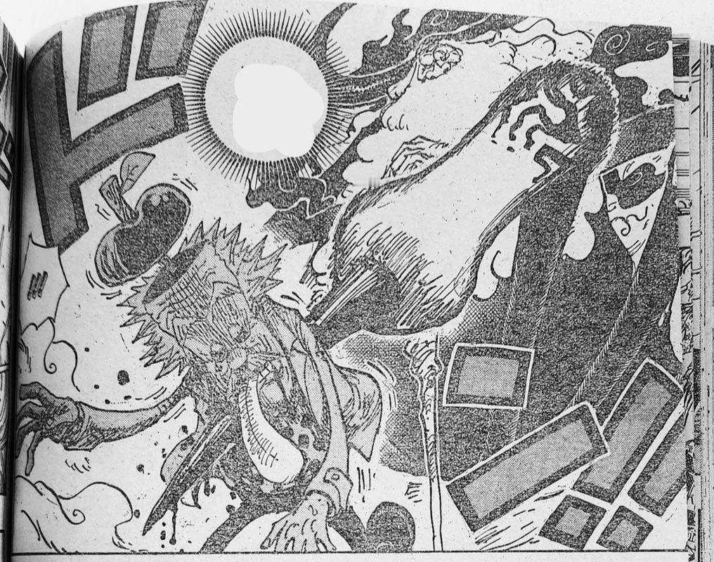 #海贼王1106话漫画# 因为擅自把波妮设为和平主义者最高权限！贝加庞克被土星背