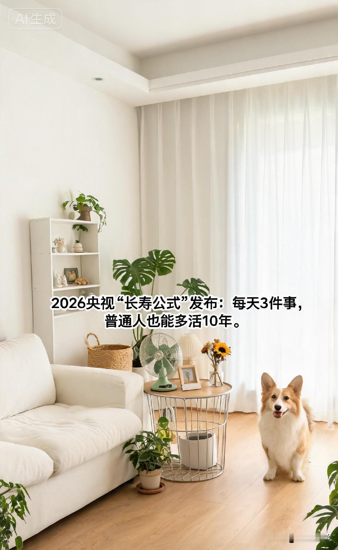 2026央视“长寿公式”发布：每天3件事，普通人也能多活10年。

《黄帝内经》