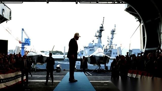 真给我看乐了。
特朗普说要把航母上最新的电磁弹射，换回几十年前的蒸汽弹射。
理由