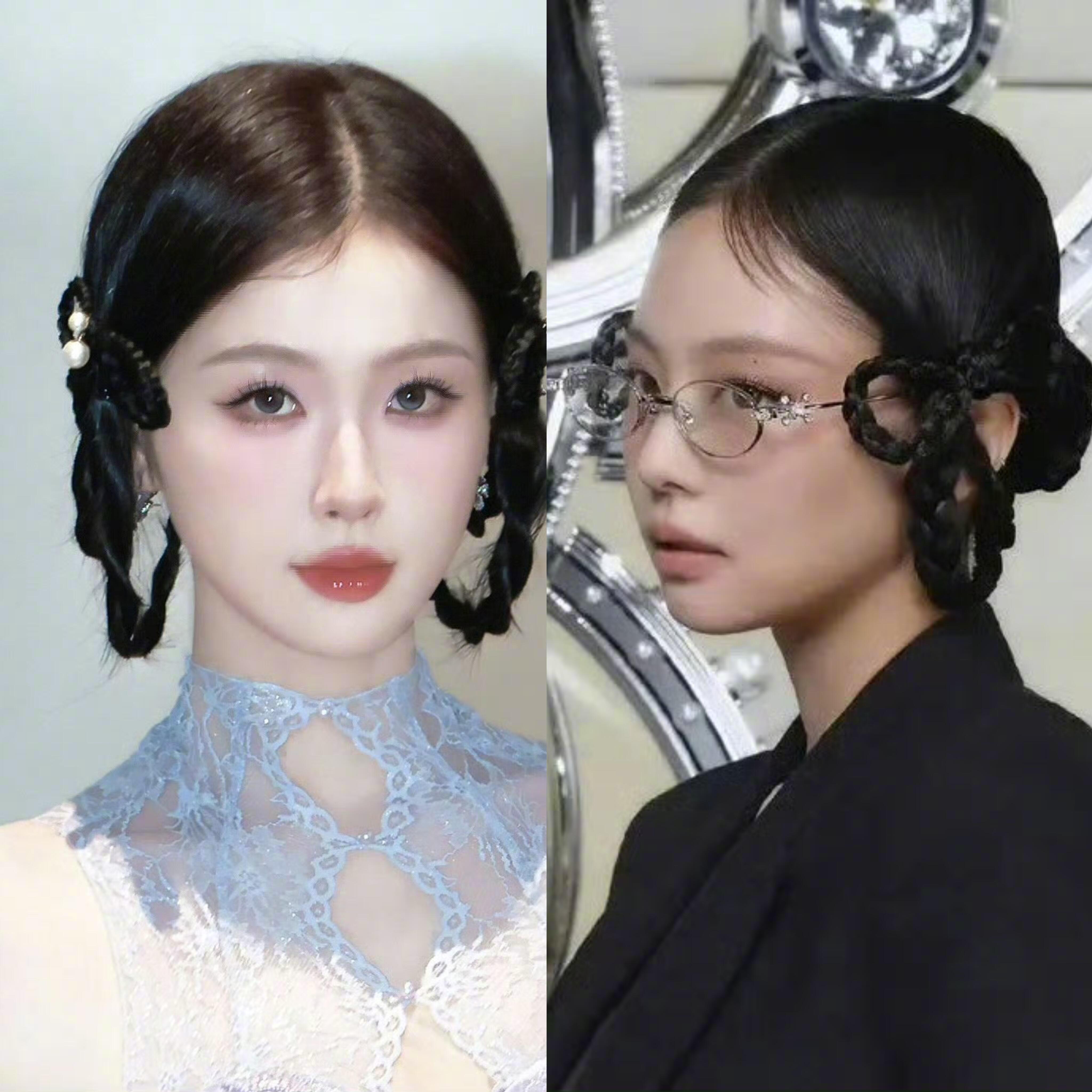 虞书欣做了跟jennie的同款发型，谁更胜一筹？虞书欣和Jennie同款发型虞书