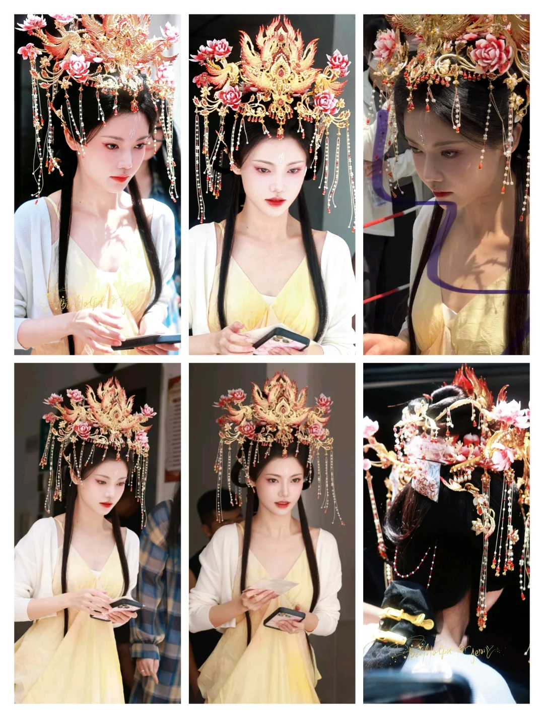 发冠上这几朵小花是为了响应剧名吗？