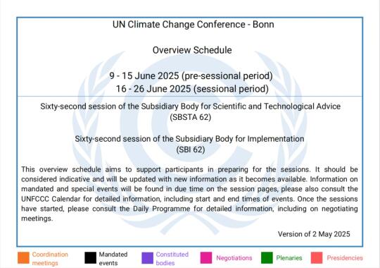 2025德国波恩联合国气候大会SB62