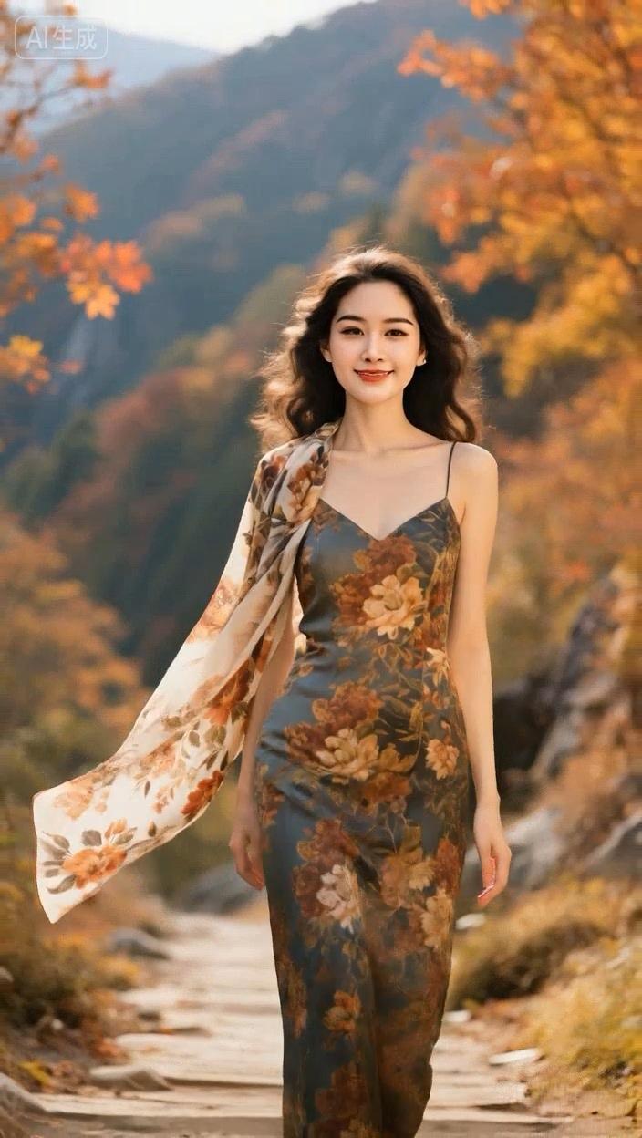 七绝●秋山美景/新韵   

秋风飒爽爱爬山，
赏景观光慢步攀。
健体强身心向上