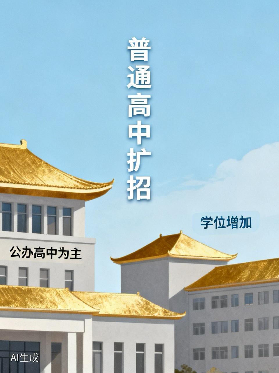 昨天刷手机，看到一则报道：河北省发了文件，明确普通高中要扩大招生规模。  
扩招