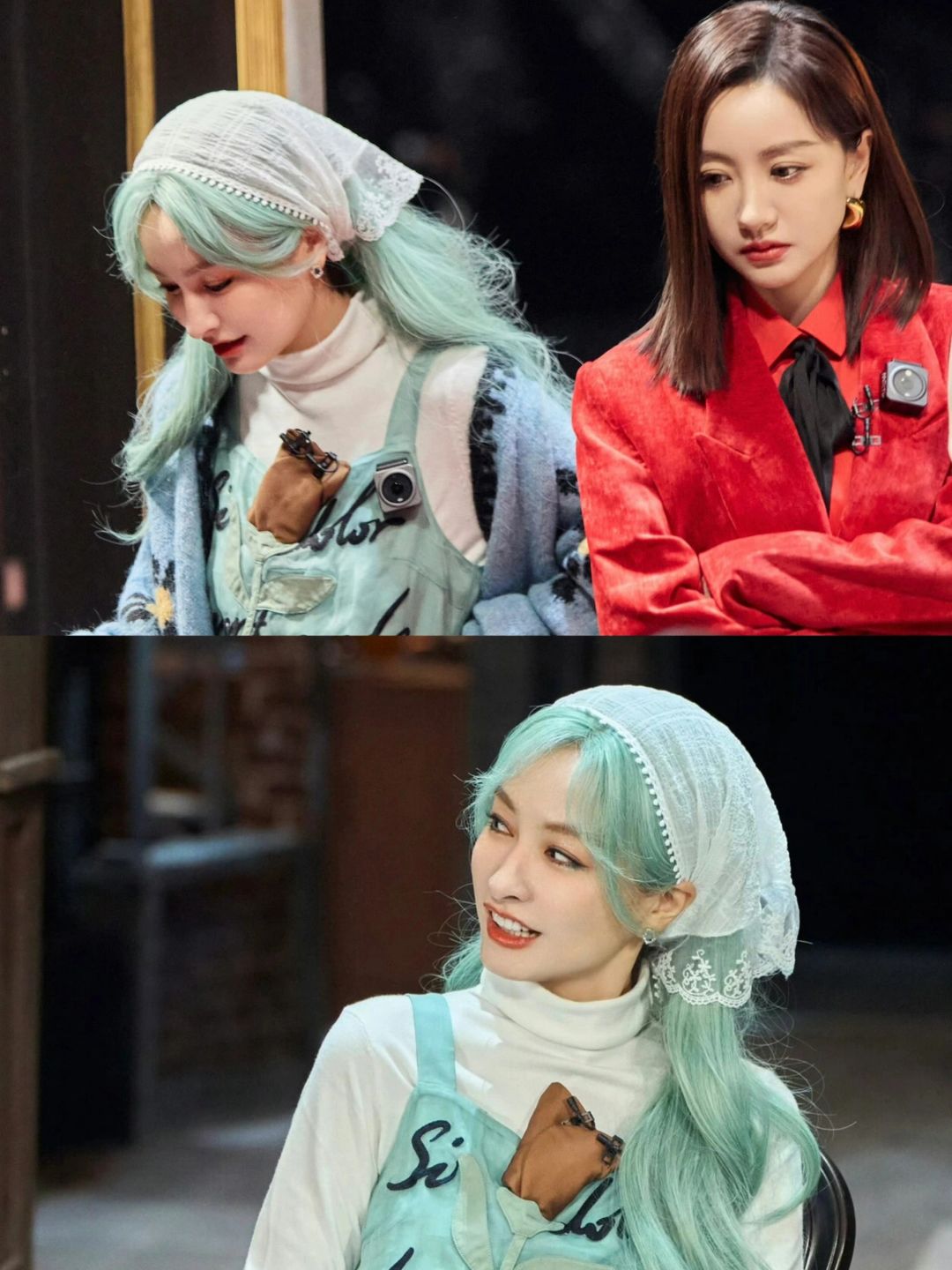 吴昕这个薄荷绿好看，杨蓉好A