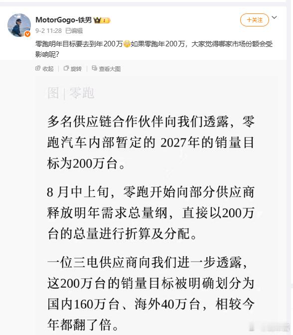 月均十万台我都觉得太夸张了，年200万台的话，真是难以想象当然，我这话也有点私心
