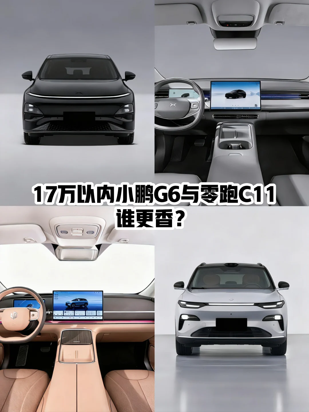 17万预算，入手小鹏G6还是零跑C11？