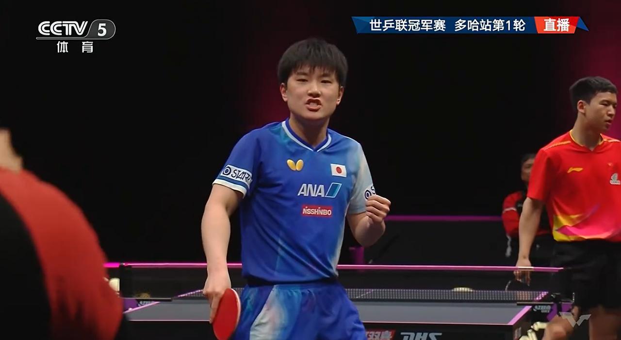 张本智和满场嘶吼，虽然很讨厌，但没办法，谁让你打不过他呢！
        多哈