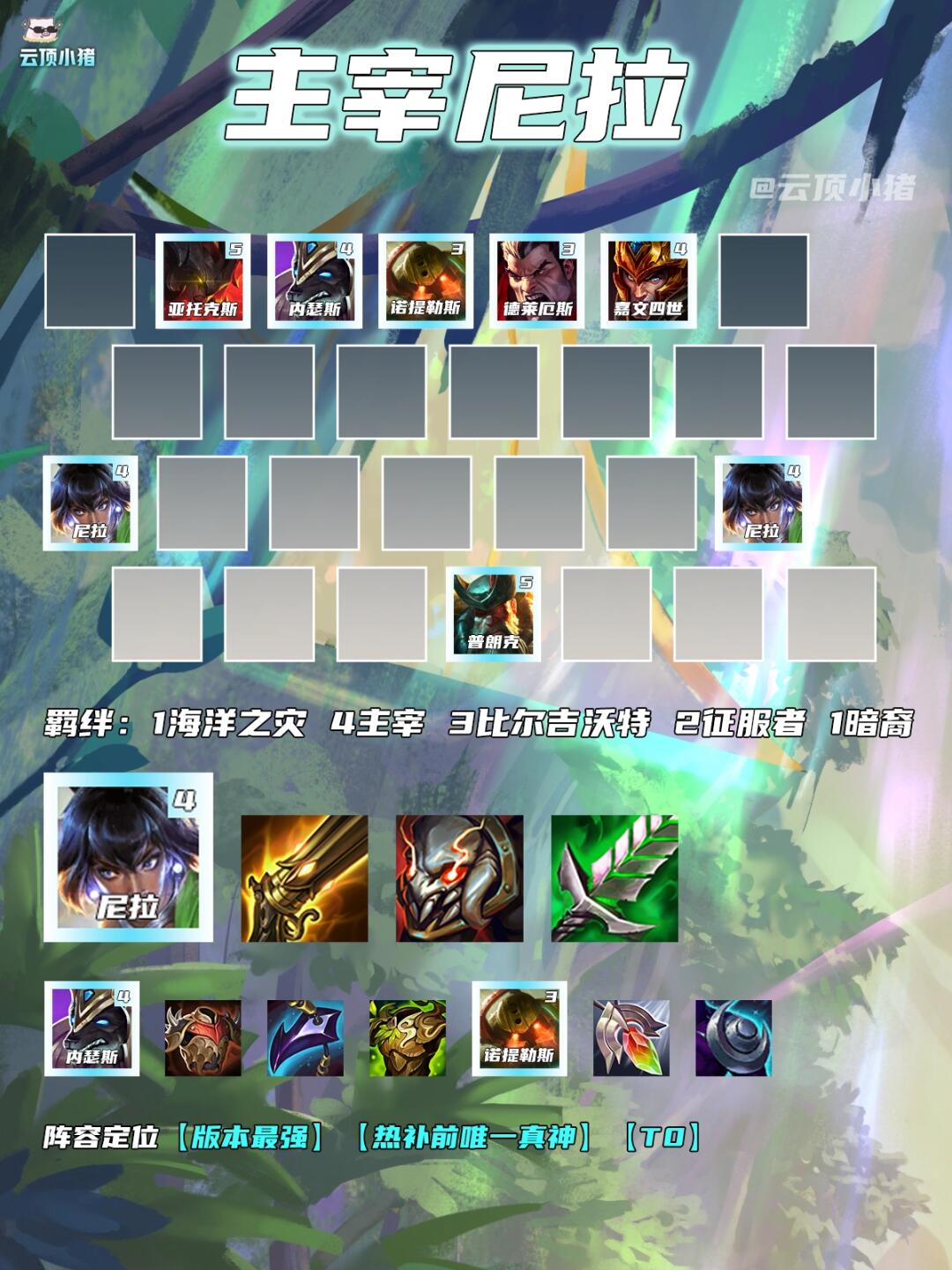 版本唯一T0尼菈！学会轻松上大师！