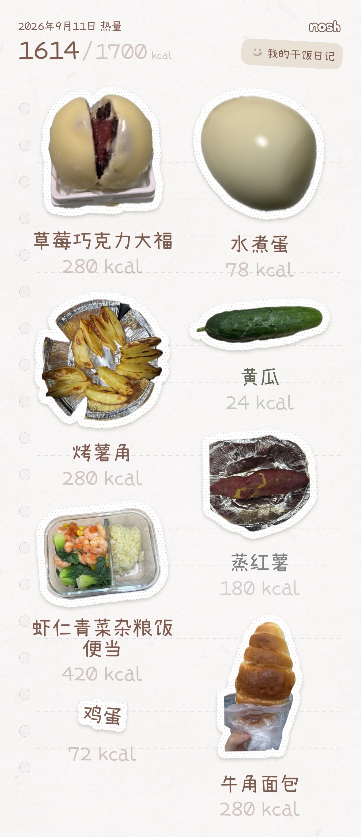 今天怎么又把1700快吃满了… ​​​