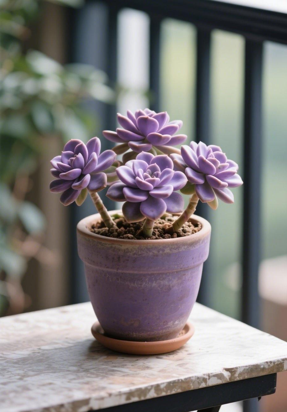 最近总在阳台种多肉，
看它们胖嘟嘟的叶片，
被太阳晒出金边。
 
有天不小心打翻