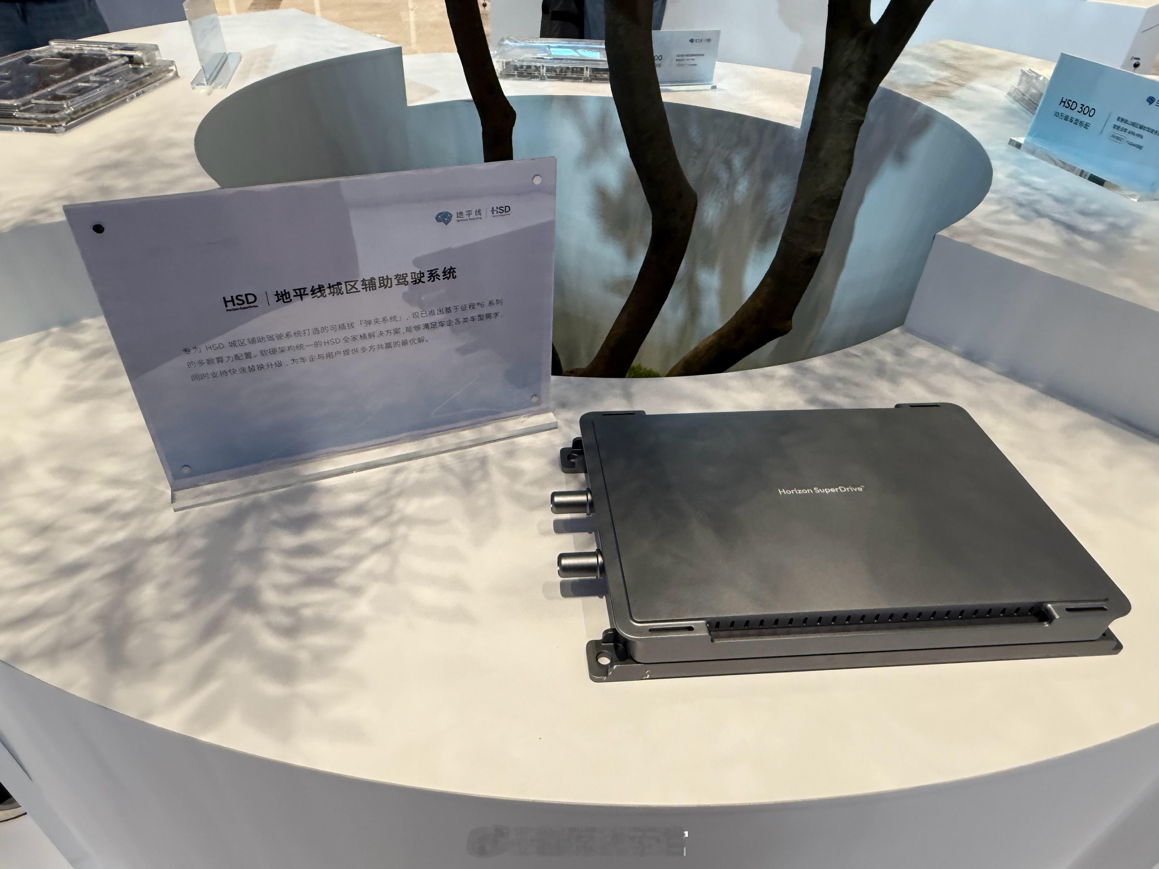 地平线智驾方案组合。HSD300、HSD600 和 HSD1200 亮相，分别对